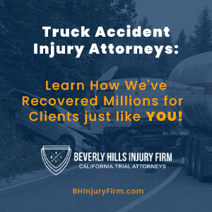 truck accident injury attorney california