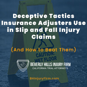 Deceptive Tactics Insurance Adjusters Use in Slip and Fall Injury Claims (And How to Beat Them)