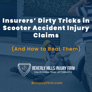 Insurers’ Dirty Tricks in Scooter Accident Injury Claims (And How to Beat Them)