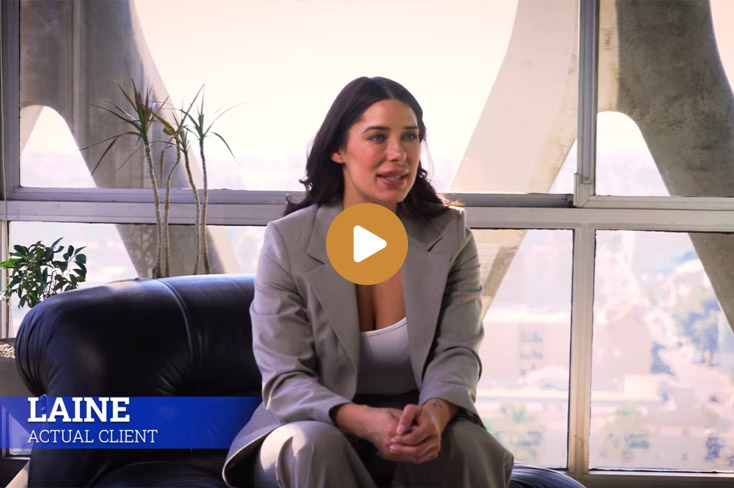 beverly hills injury firm client Laine